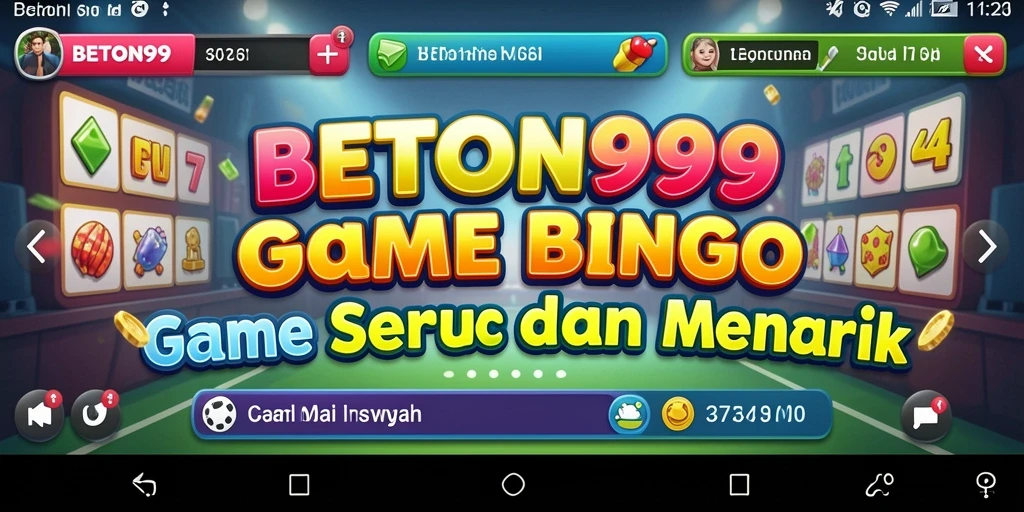 Gameplay seru Bingo di BETON999 dengan komunitas aktif.