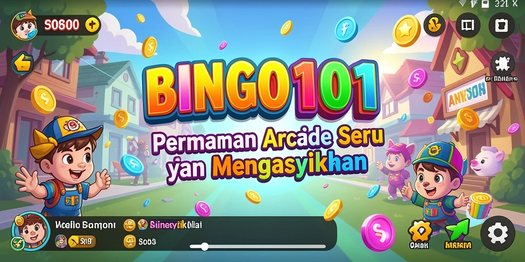 Tampilan menarik dan antarmuka pengguna BINGO101 yang menakjubkan.