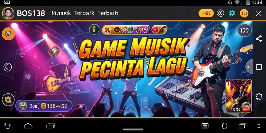 Tampilan gameplay musik yang seru di BOS138.