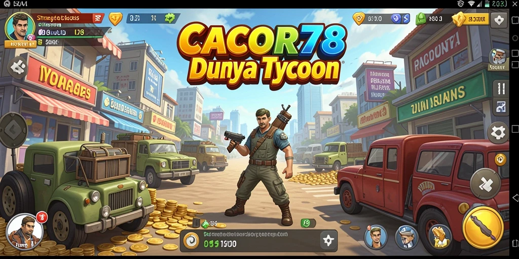 Tampilan gameplay CACOR78 dengan elemen Tycoon yang menarik.