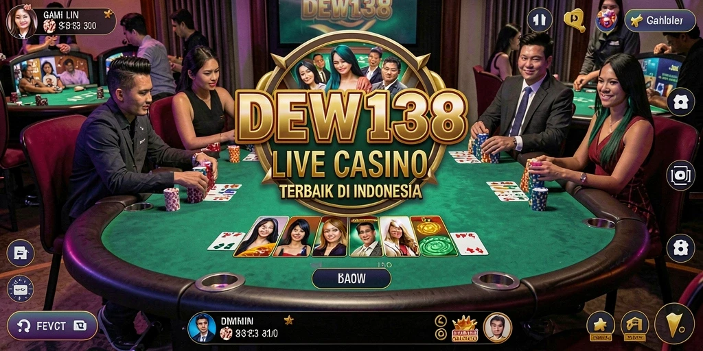 Tampilan gameplay seru di aplikasi Live Casino DEWI138.