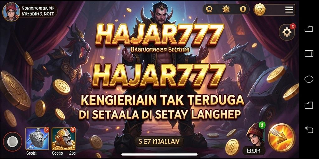 Tampilan menakutkan yang menunjukkan momen mencekam dalam permainan HAJAR777.