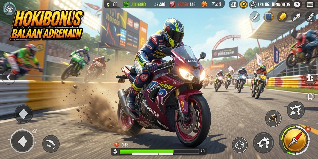 Gameplay HOKIBONUS yang menegangkan dan penuh kecepatan.