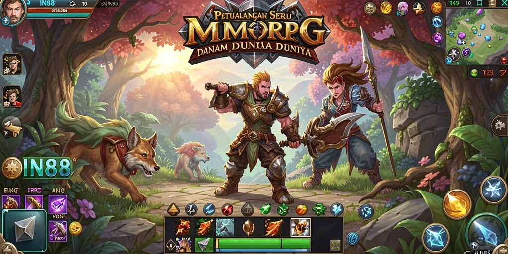 Tampilan gameplay IN88 yang menarik dan menantang di dunia MMORPG.