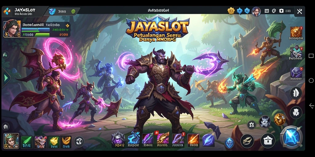 Gameplay seru JAYASLOT dalam dunia MMORPG yang mengesankan.