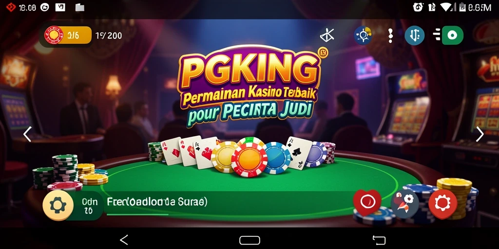 Gambar dari permainan Kasino PGKING yang penuh warna dan menarik.