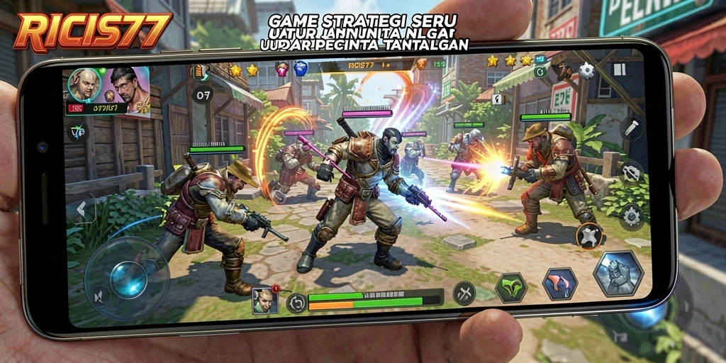 Tampilan gameplay RICIS77 yang seru dan menantang dengan strategi yang mendalam.